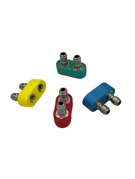 J-rod 2 Nozzle Holder with Plugs – Absolute Chemical and Equipment