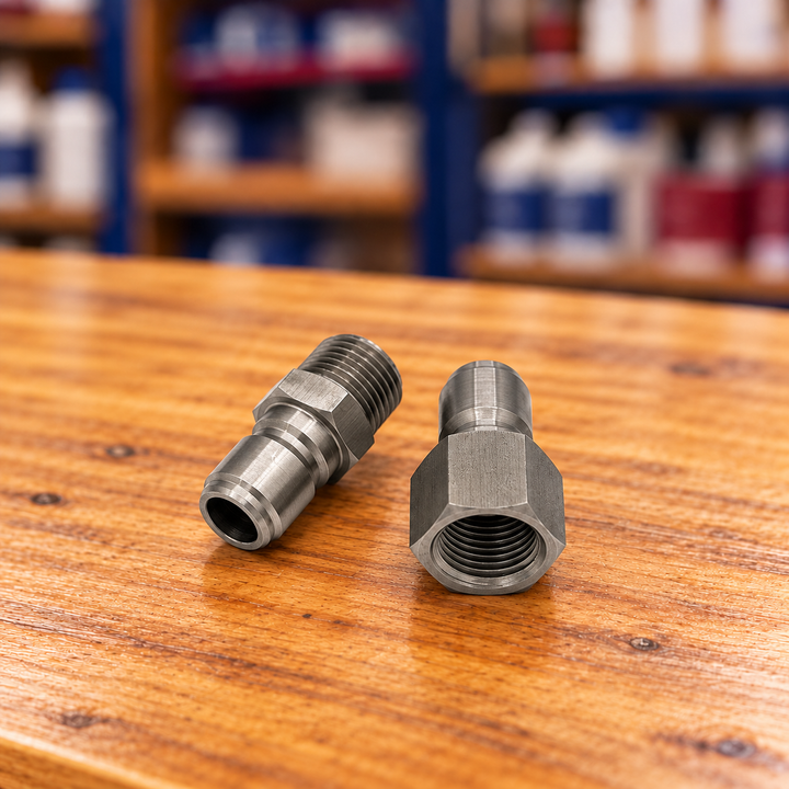 1/2" Foster Stainless Steel Plug Quick Connect