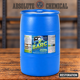F9 BARC 55 gallon drum in the Absolute Chemical shop setting — Restoration