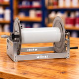 Kings 18-inch Manual Aluminum Hose Reel with Stainless Manifold