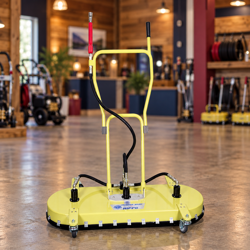 Whisper Wash Speedy Hippo 49" Yellow High Flow